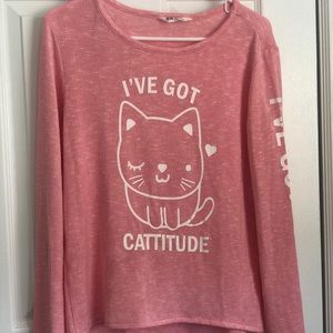 H&M long sleeve graphic top